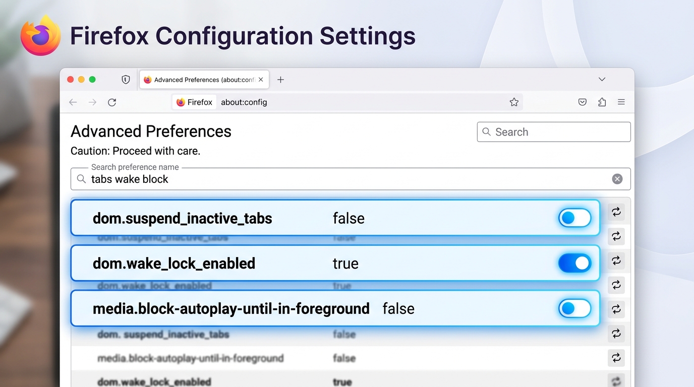 Firefox Nightly about:config Settings Guide